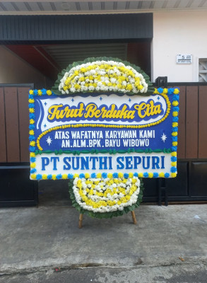 Papan Bunga Duka di Tirem
